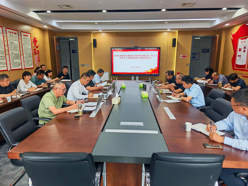 市城投集團召開黨委和黨建工作領導小組會議